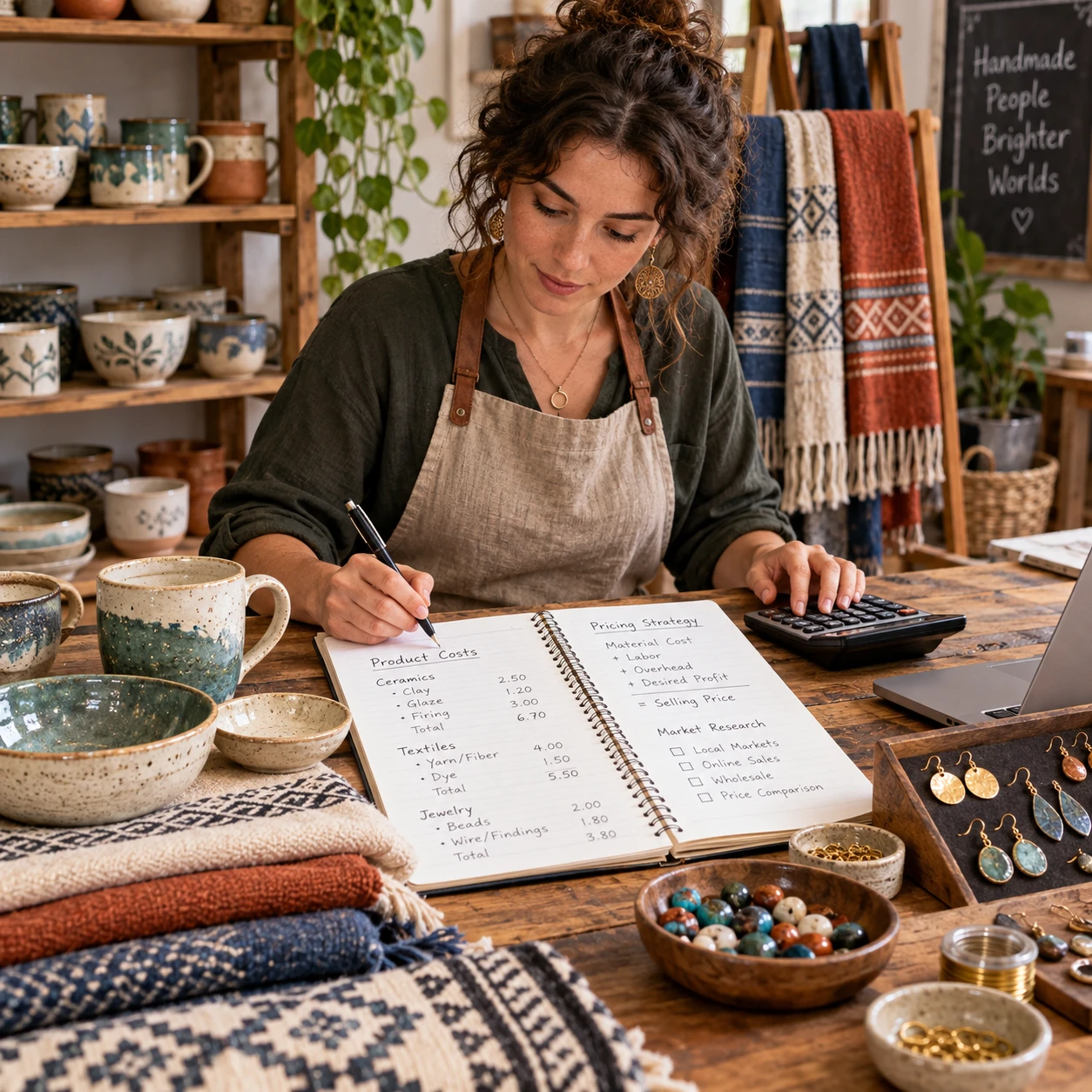 How to Price Handmade Goods Fairly and Competitively